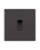 black nickel Arlec Fusion light switch front