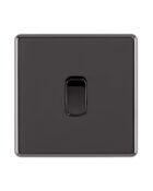 black nickel Arlec Fusion light switch front