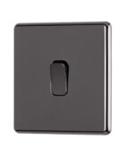 black nickel Arlec Fusion light switch angle