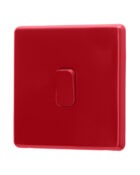 Arlec Rocker Cherry Red Light Switch angle