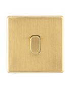 Gold Arlec Fusion single switch front