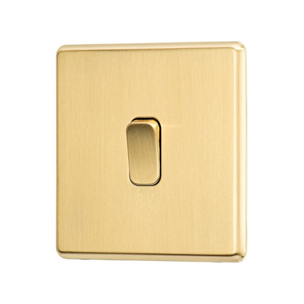 Gold Arlec Fusion single switch angle