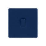 Galaxy Blue Rocker single switch front