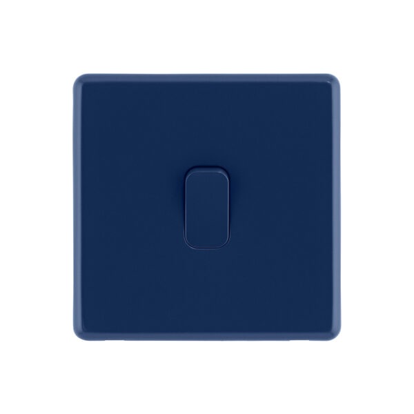 Galaxy Blue Rocker single switch front