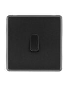 Charcoal Grey Arlec Rocker Single Light Switch