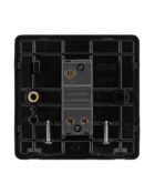 Charcoal Grey Arlec Rocker Single Switch Back View