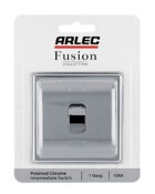 Polished Chrome Arlec Fusion intermediate switch packaging