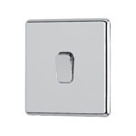 Polished Chrome Arlec Fusion intermediate switch angle