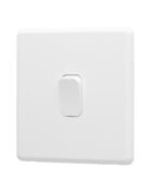 Ice White Arlec Rocker Intimidate switch angle