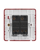 Arlec Fusion Cherry Red double light switch back