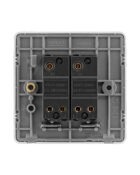 Stone Grey Arlec Fusion double switch back