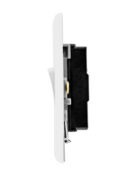 Ice White Arlec Rocker double switch profile