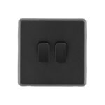 Charcoal Grey Arlec Rocker Light Switch