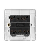 Ice White Arlec Rocker 3 Gang Switch back