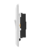 Ice White Arlec Rocker 4gang Light Switch profile