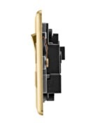Gold Arlec Fusion double socket profile