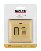 Gold Arlec Fusion fused switch packaging
