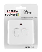 Ice White Arlec Rocker fused connetion Unit packaging