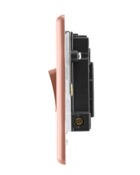 Rose Gold Arlec Fusion switched fused control unit profile