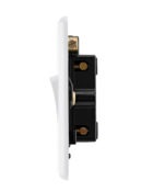 Ice White Arlec Rocker double pole swithc 20A switch profile