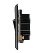 Black Nickel Arlec Fusion 50a double pole switch profile