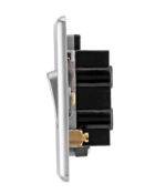 Stainless steel Arlec Fusion 50A double pole switch profi