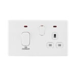 Ice White Arlec Rocker cooker switch fron