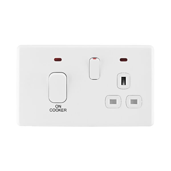 Ice White Arlec Rocker cooker switch fron