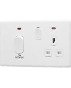 Ice White Arlec Rocker cooker switch angle