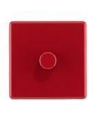 Cherry Red Arlec Rocker dimmer switch front
