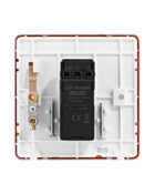 Rose Gold Arlec Fusion single dimmer switch back