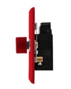 Cherry Red Arlec Rocker double dimmer switch profile