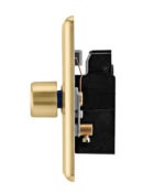 Gold Arlec Fusion double dimmer switch profile