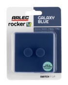 Galaxy Blue Rocker double dimmer switch packaging