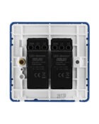 Galaxy Blue Rocker double dimmer switch back