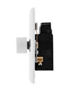 Ice White Arlec Rocker double dimmer switch profile