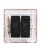 Rose Gold Arlec Fusion double dimmer switch back