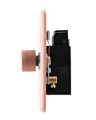 Rose Gold Arlec Fusion double dimmer switch profile