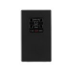 Jet black Arlec Fusion Shaver Socket Front