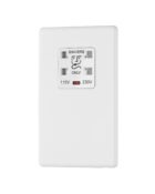 Ice White Arlec Rocker shaver socket angle