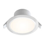 Dimmable LED Downlight 12W Switchable Dual Colour - White Finish