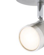Vector LED single spotlight satin nickel 3