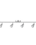 Spotlight brushed stainless steel 4 lamp Rochdale