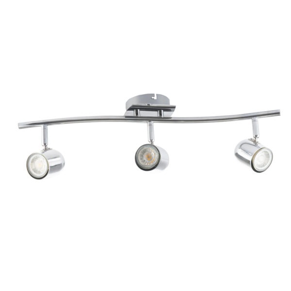 Phoenix 3 lamp bar polished chrome