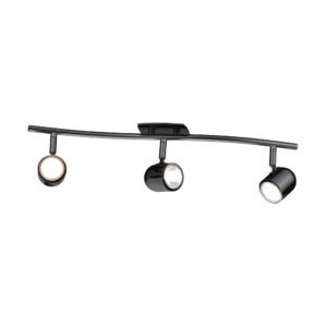 Phoenix spotlight black nickel 3 lamp bar