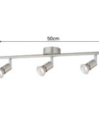 Spotlight brushed stainless steel 3 lamp Rochdale_5