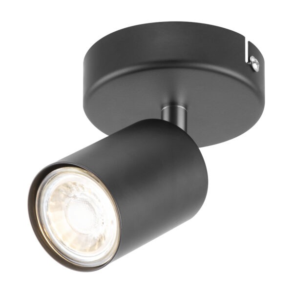 Travis single spot light matte black 1