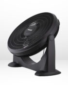 20 Inch Plastic Floor Fan Black 2