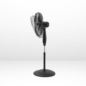 18 Inch Oscillating Pedestal Fan with Remote Control Black 2