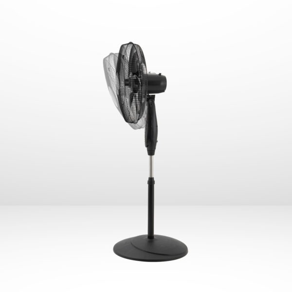 18 Inch Pedestal Fan Remote Control Black Arlec UK